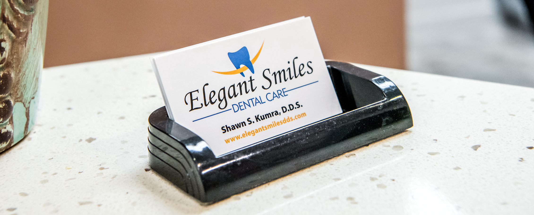 Elegant Smiles Dental Care Business Card